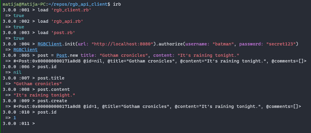 Building API test client as a Ruby gem – Let's code